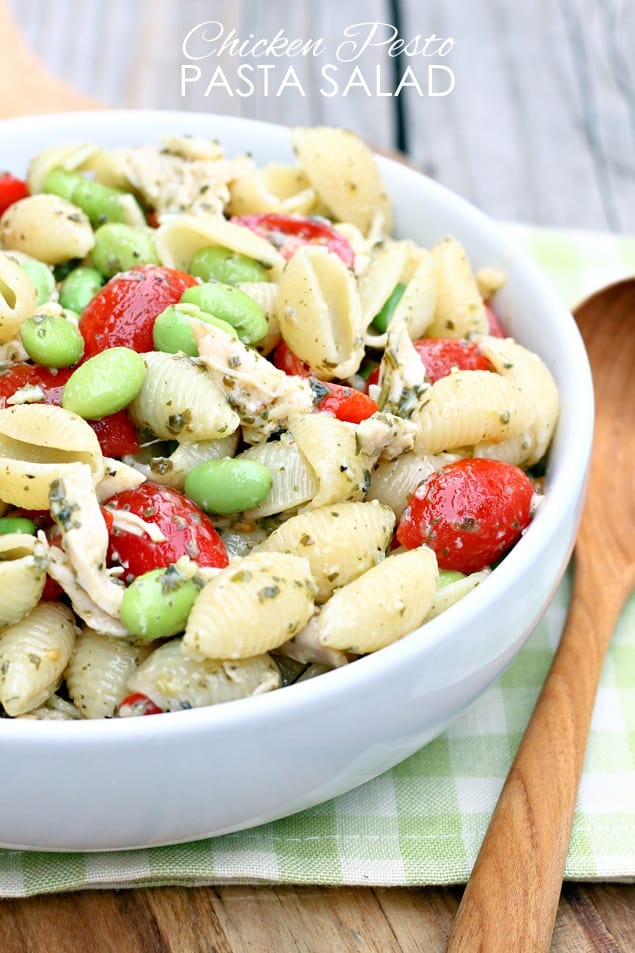 Chicken Pesto Pasta Salad