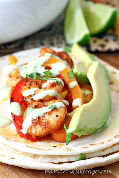 Shrimp Sheet Pan Fajitas