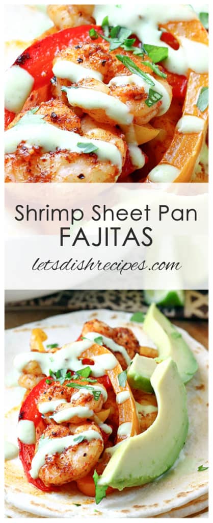 Shrimp Sheet Pan Fajitas