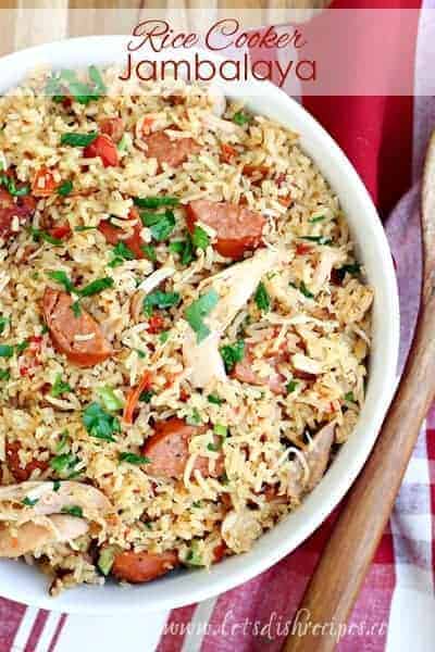 Rice Cooker Jambalaya