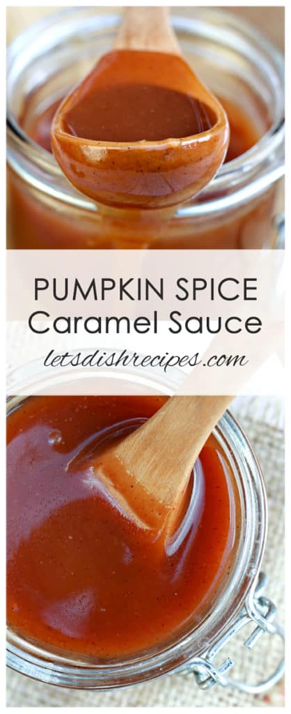 Pumpkin Spice Caramel Sauce