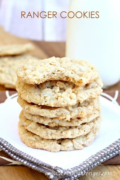 Oatmeal Coconut Ranger Cookies