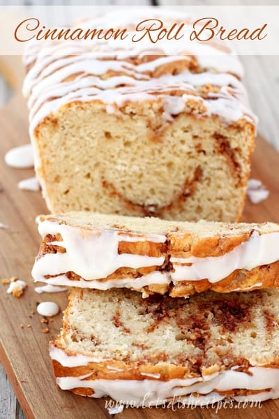 Cinnamon Roll Quick Bread