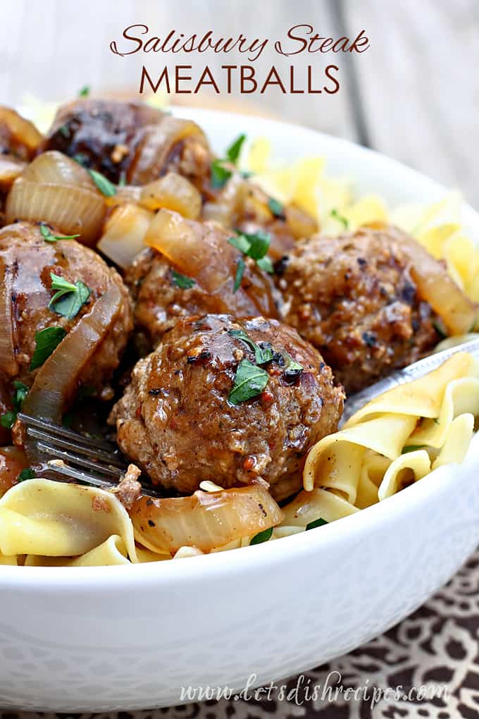 Salisbury Steak Meatballs