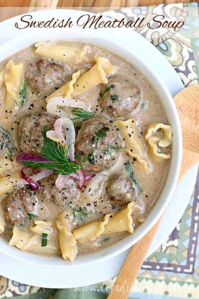 Swedish Meatball Soup