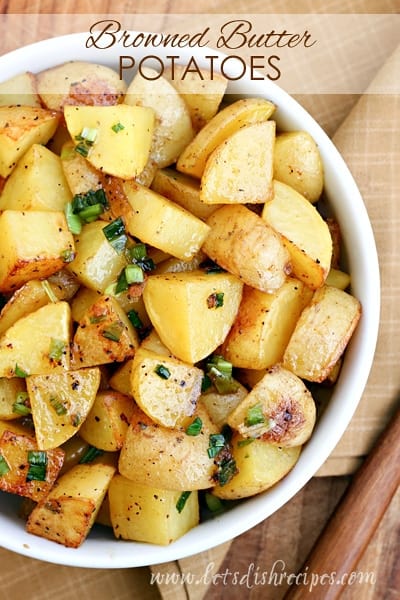 Browned Butter Roasted Potatoes