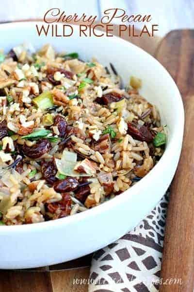 Cherry Pecan Wild Rice Pilaf