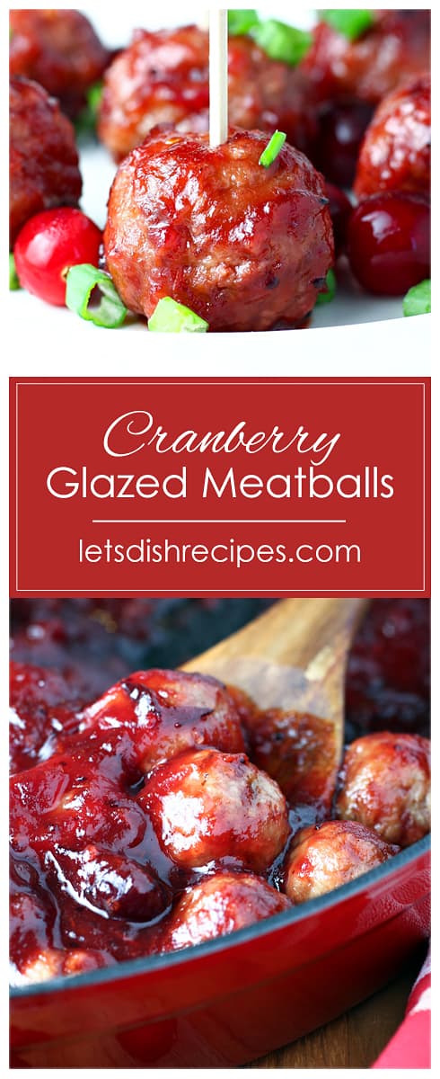 Quick Cranberry Glazed Meatballs