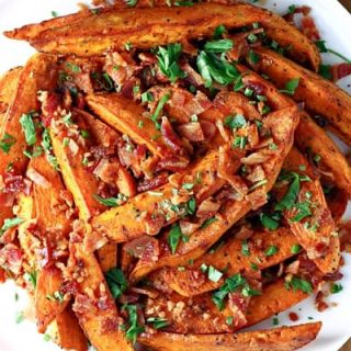 Sweet Potatoes Bacon Dressi