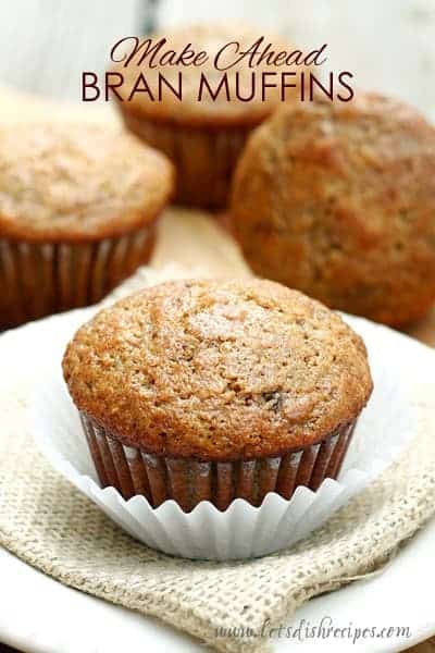 Make Ahead Bran Muffins