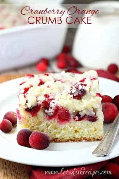 Cranberry Orange Crumb Cake