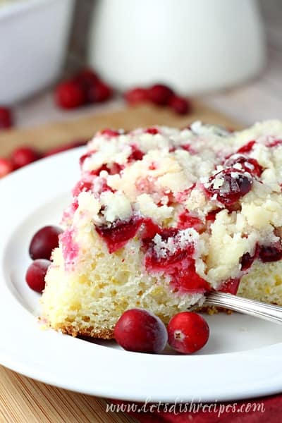 Cranberry Orange Crumb Cake