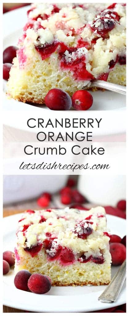 Cranberry Orange Crumb Cake