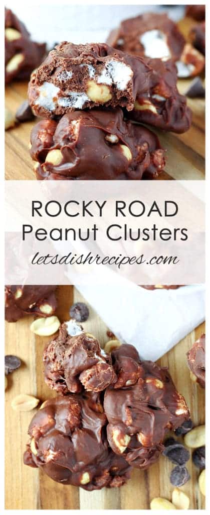 Easy Rocky Road Peanut Clusters