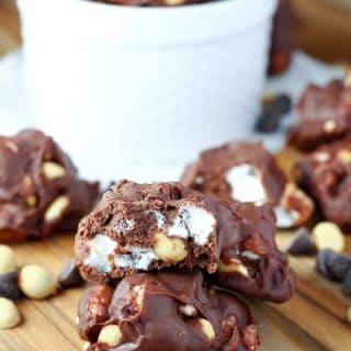 Rocky Road Peanut Clusters