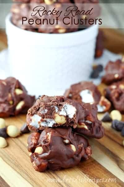 Easy Rocky Road Peanut Clusters