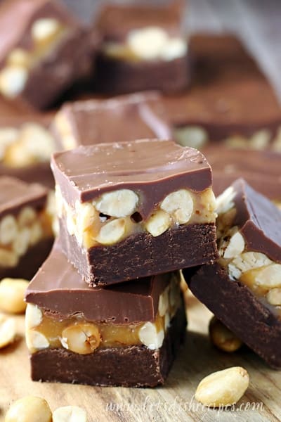 Snickers Candy Bar Fudge