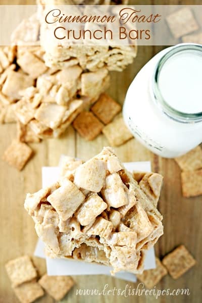 Cinnamon Toast Crunch Bars