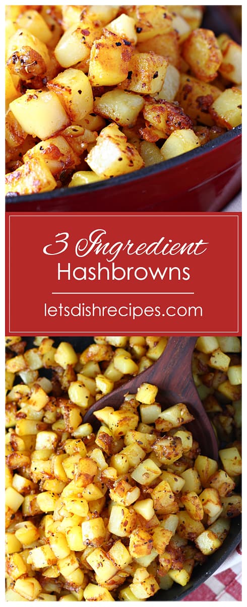 Best Three Ingredient Hashbrowns