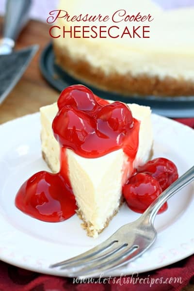 Pressure Cooker New York Cheesecake