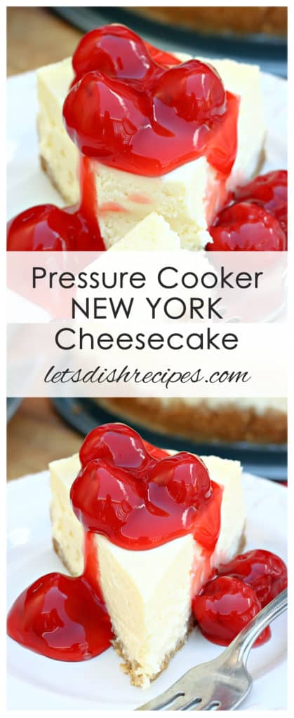 Pressure Cooker New York Cheesecake