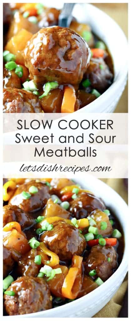 Slow Cooker Sweet and Sour Meatballs