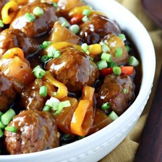 Sweet and Sour Meatballs 1