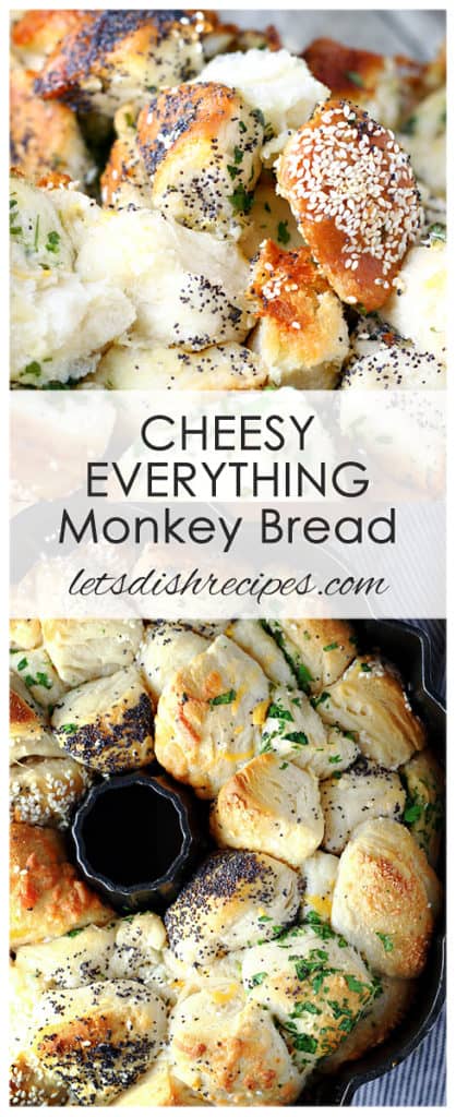 Cheesy Everything Monkey Bread