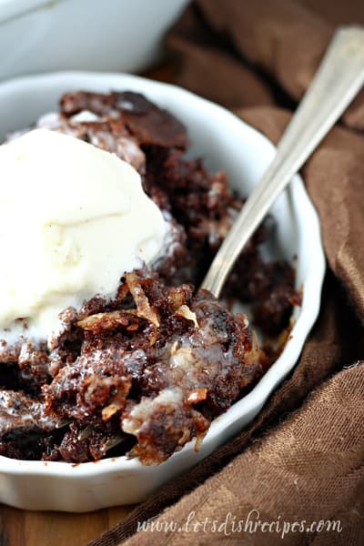 German Chocolate Dump Cake