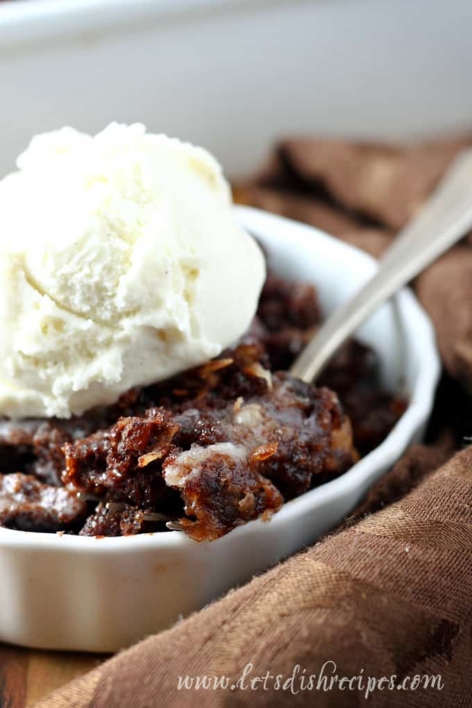 German Chocolate Dump Cake