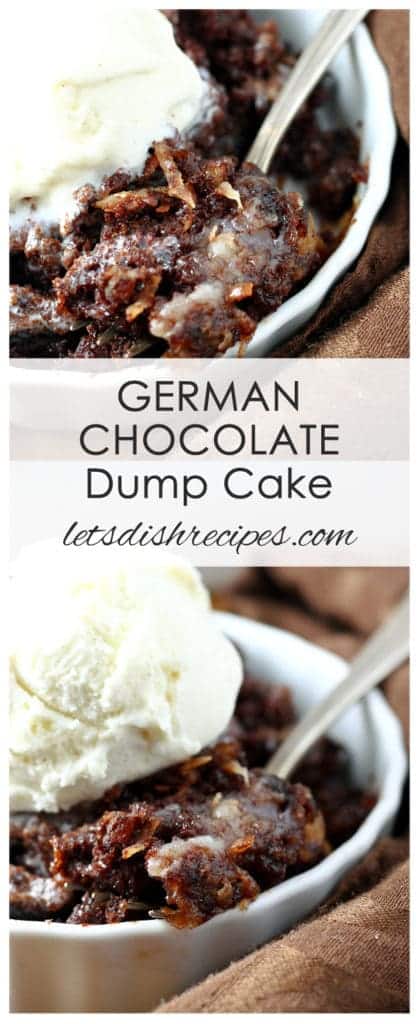 German Chocolate Dump Cake