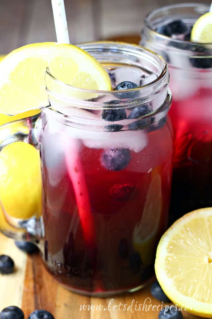 Sparkling Blueberry Lemonade