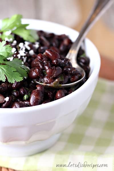 Pressure Cooker Black Beans