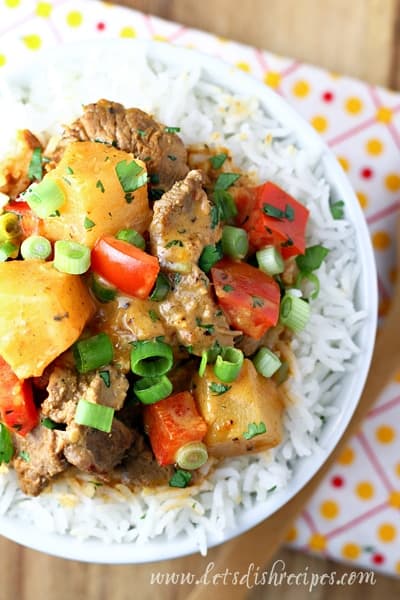 Beef Pineapple Curry