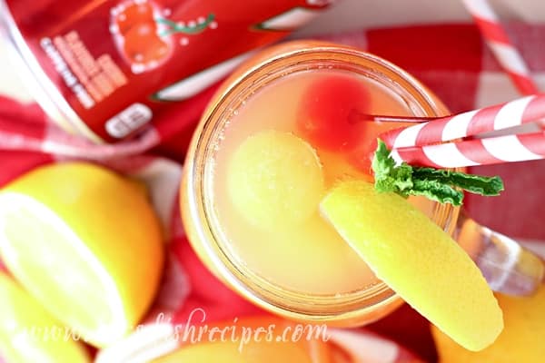 Sparkling Cherry Pineapple Lemonade