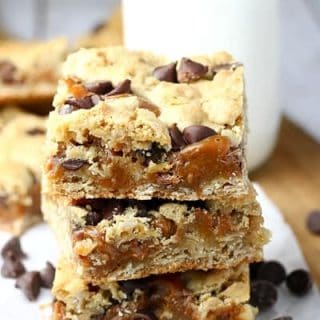 Dulce de Leche Oatmeal Bars