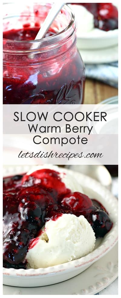 Slow Cooker Warm Berry Compote