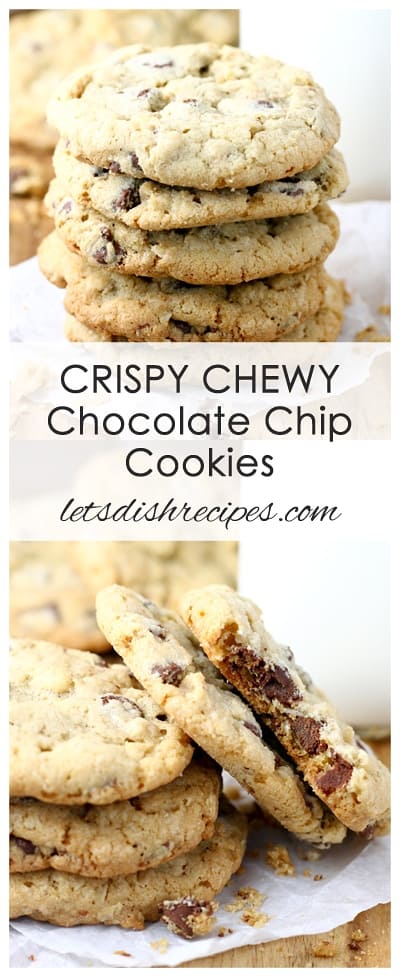 Crispy Chewy Chocolate Chip Cookies