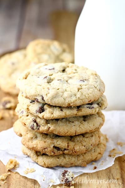 Crispy Chewy Chocolate Chip Cookies