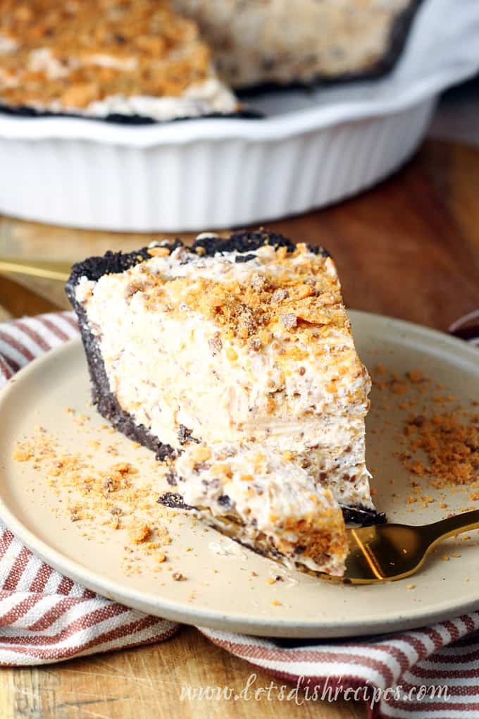 Frozen Butterfinger Pie