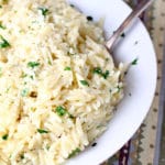 Garlic Parmesan Orzo