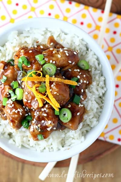 Easy Slow Cooker Orange Chicken