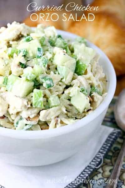 Curried Chicken Orzo Salad