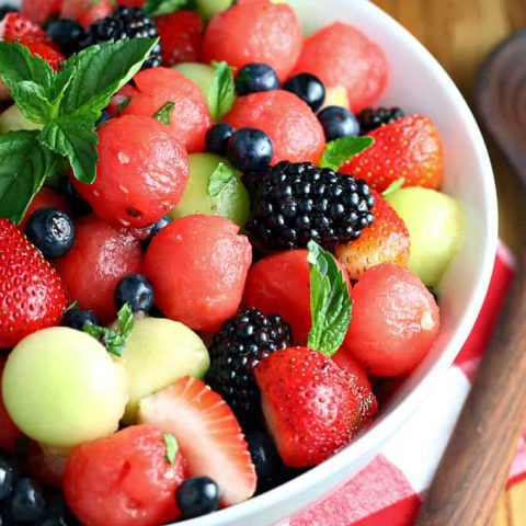 Melon Berry Fruit Salad feature