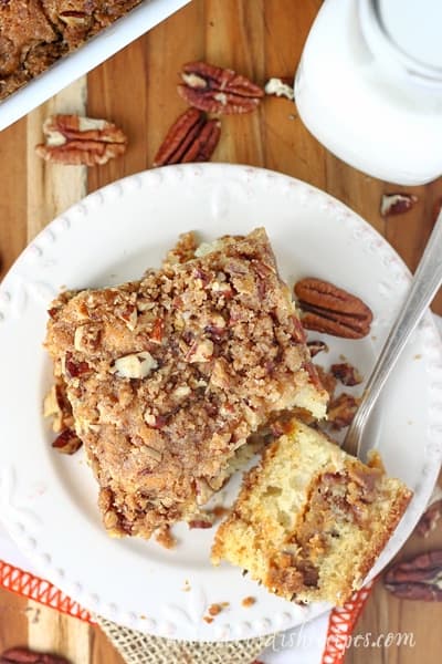 Pumpkin Swirl Sour Cream Coffee Cake