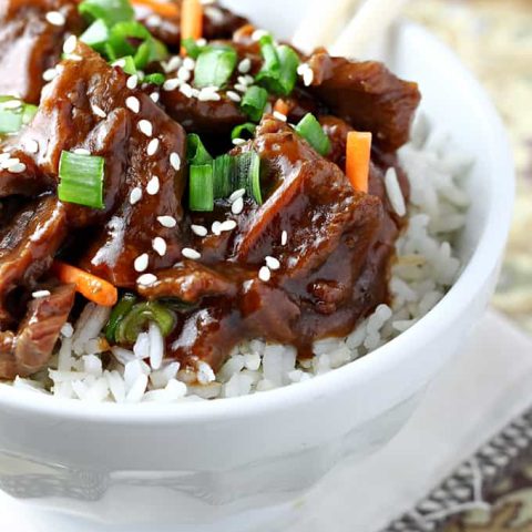 Slow Cooker Mongolian Beef feature