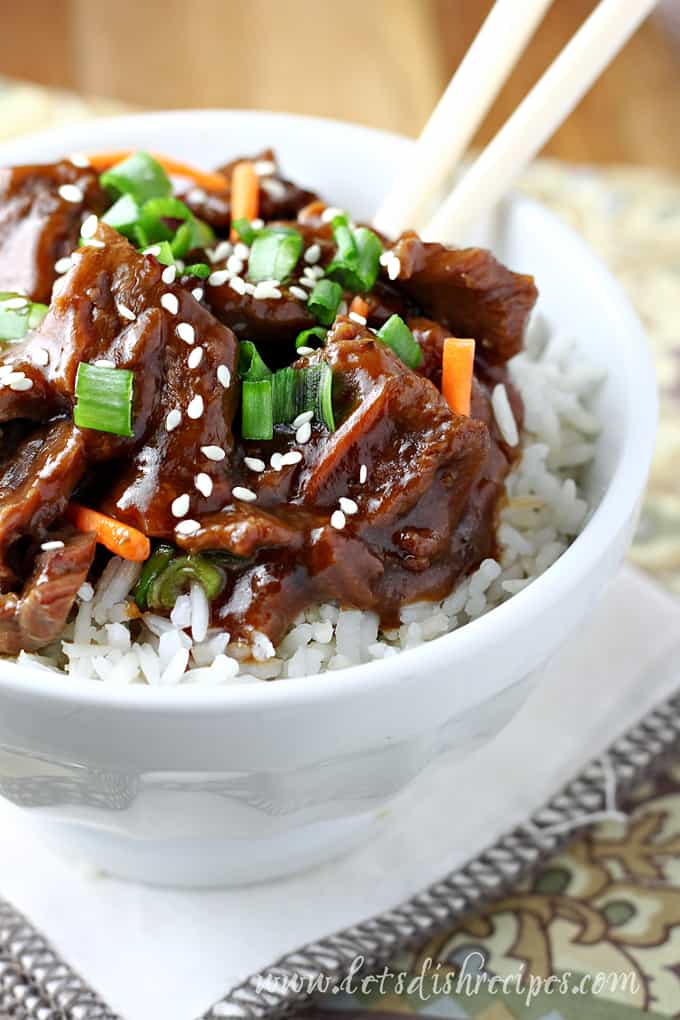 Slow Cooker Mongolian Beef