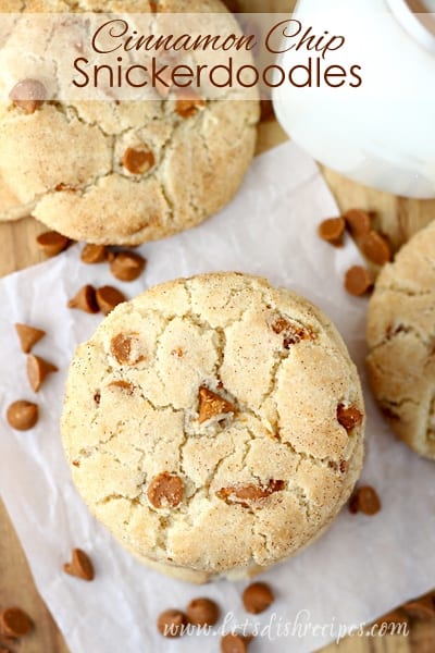 Best Cinnamon Chip Snickerdoodles