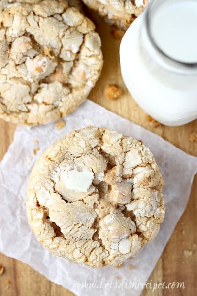 Butterscotch Spice Crinkle Cookies