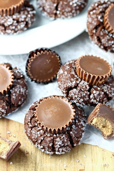 Chocolate Peanut Butter Cup Blossoms